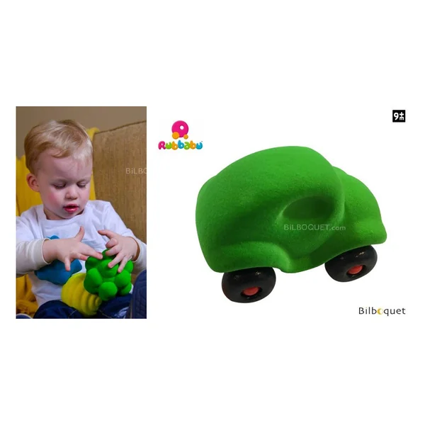 Micro véhicule - Voiture verte - Rubbabu