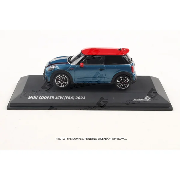 MINI COOPER JOHN COOPER WORKS ISLAND BLUE METALLIC 2023 1/43