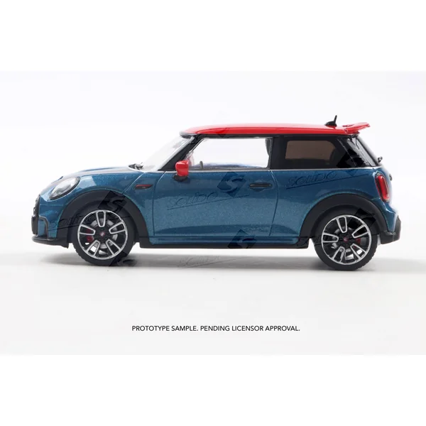 MINI COOPER JOHN COOPER WORKS ISLAND BLUE METALLIC 2023 1/43