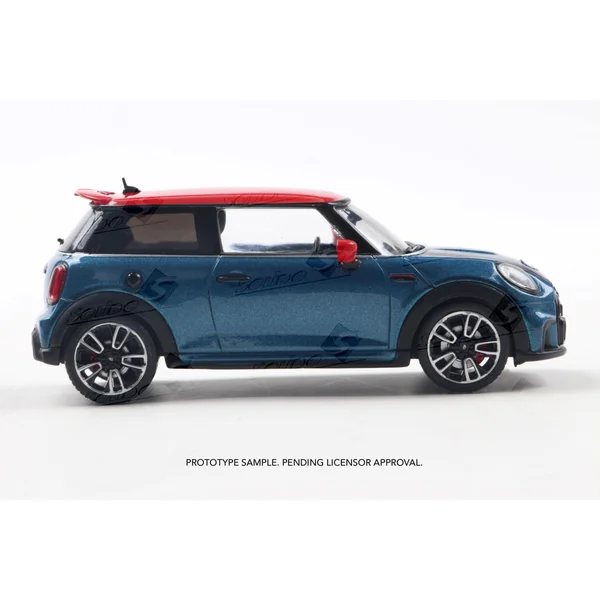 MINI COOPER JOHN COOPER WORKS ISLAND BLUE METALLIC 2023 1/43