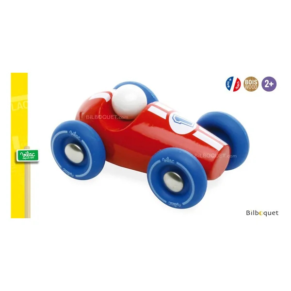 Mini voiture de course en bois