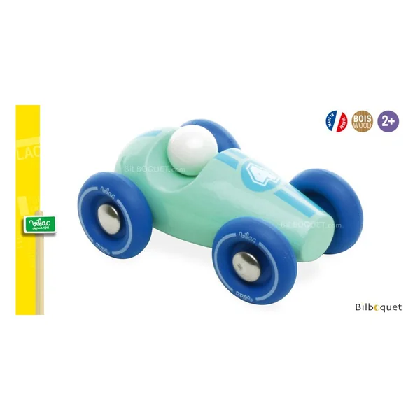 Mini voiture de course en bois