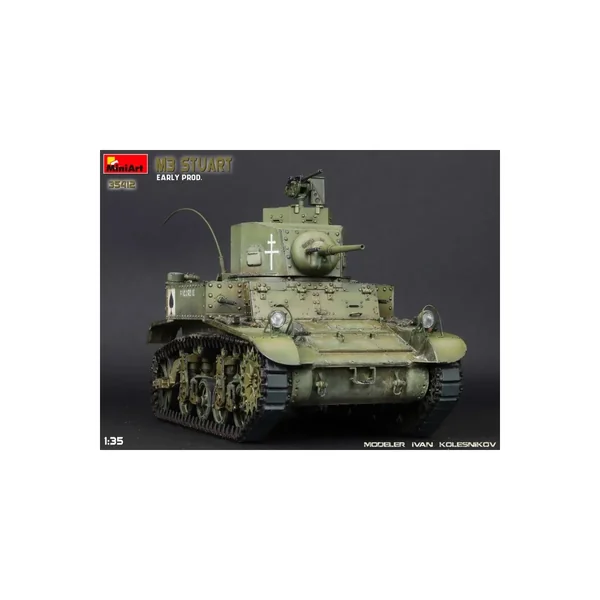 MINIART 35412 MAQUETTE M3 STUART EARLY PROD. 1/35