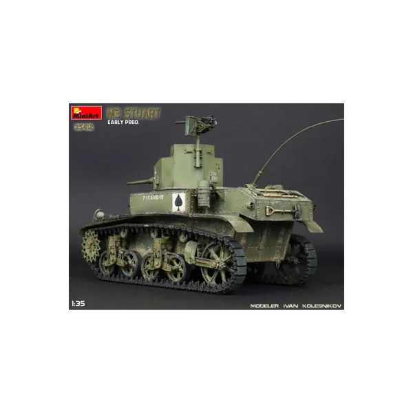 MINIART 35412 MAQUETTE M3 STUART EARLY PROD. 1/35