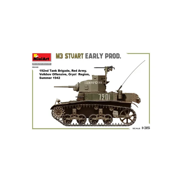 MINIART 35412 MAQUETTE M3 STUART EARLY PROD. 1/35
