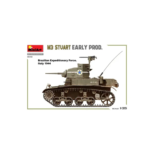 MINIART 35412 MAQUETTE M3 STUART EARLY PROD. 1/35