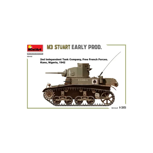 MINIART 35412 MAQUETTE M3 STUART EARLY PROD. 1/35