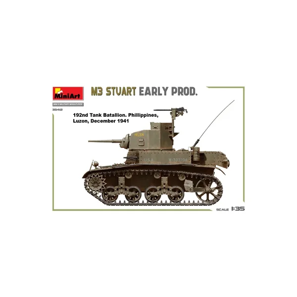 MINIART 35412 MAQUETTE M3 STUART EARLY PROD. 1/35