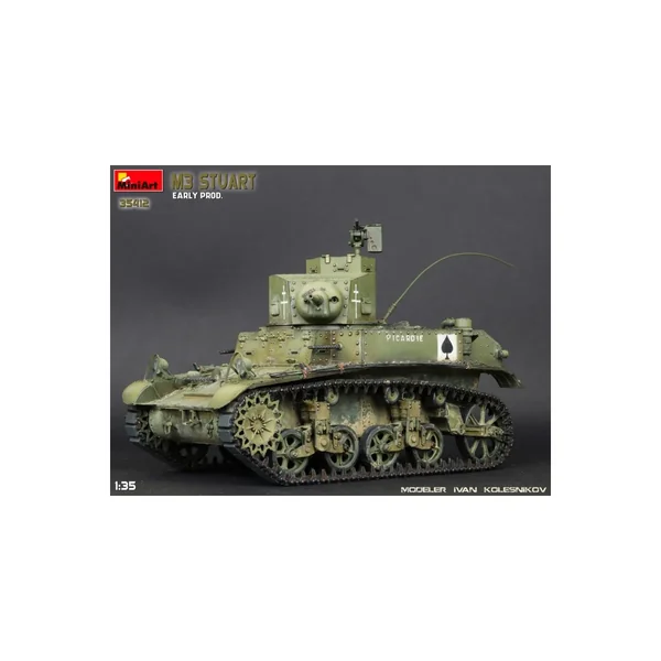 MINIART 35412 MAQUETTE M3 STUART EARLY PROD. 1/35