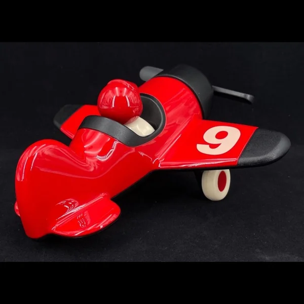 Miniature Vintage Avion Mimmo n°9 Rouge Noir Playforever PLMIM202