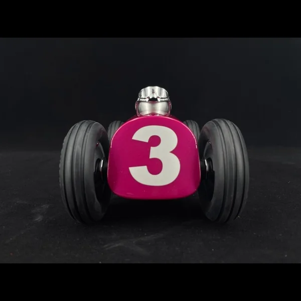 Miniature Vintage de course Clyde n°3 Violet - Argent Playforever PLCLY505