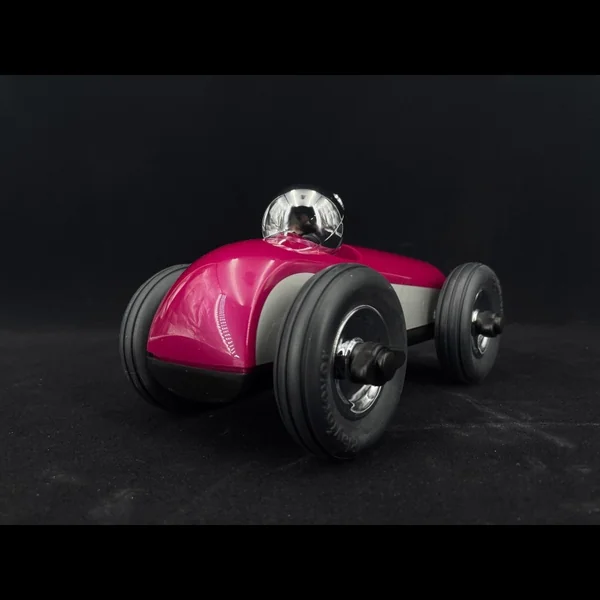 Miniature Vintage de course Clyde n°3 Violet - Argent Playforever PLCLY505