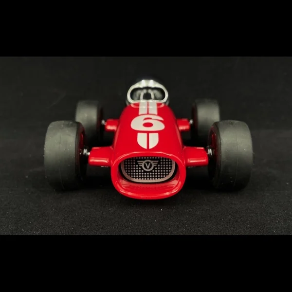 Miniature Vintage de course Malibu n°6 Rouge Playforever PLVERVM203