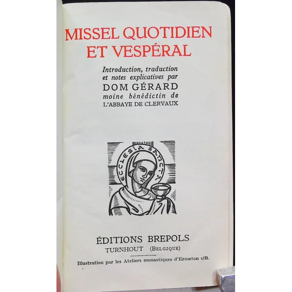 Missel Quotidien Vesperal