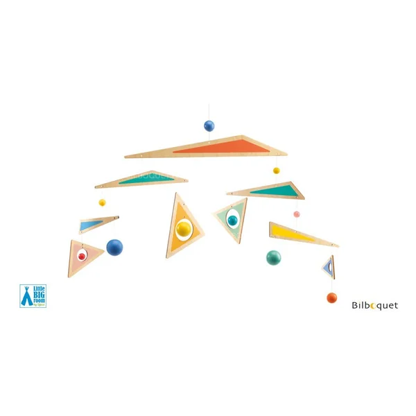 Mobile en bois Boomerang