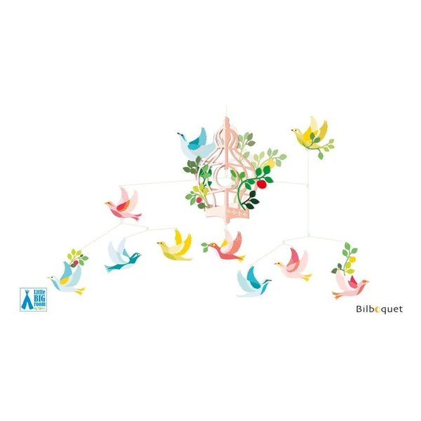 Mobile La cage aux oiseaux