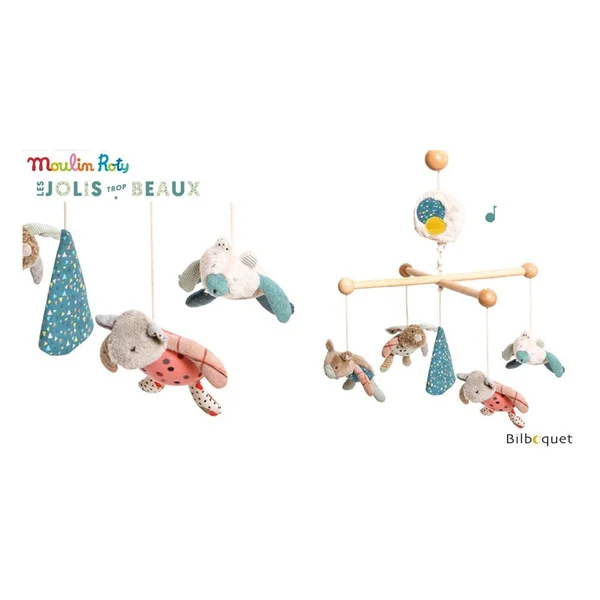 Mobile musical - Jolis trop beaux - Moulin Roty