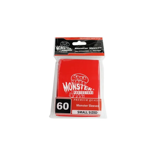 Monster - Monster Logo Small Sleeves - Glossy Red - Rouge (60)