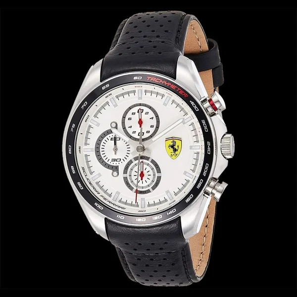 Montre Chrono Ferrari Speedracer Blanc / Noir FE0830651