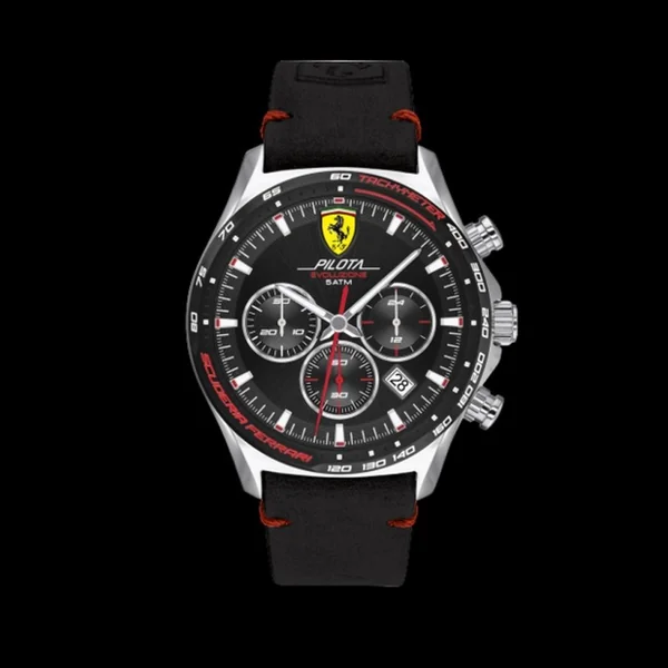 Montre Ferrari Pilota Evo Cuir Noir FE0830710