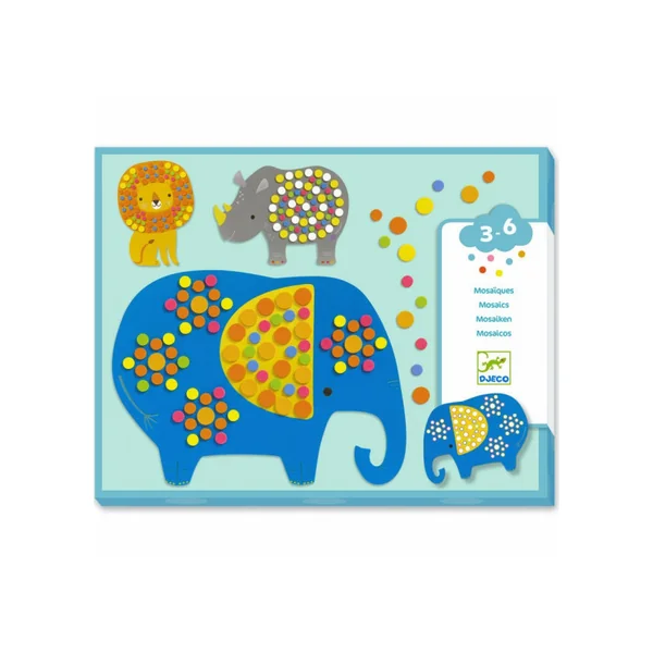 Mosaïque jungle douce - Djeco