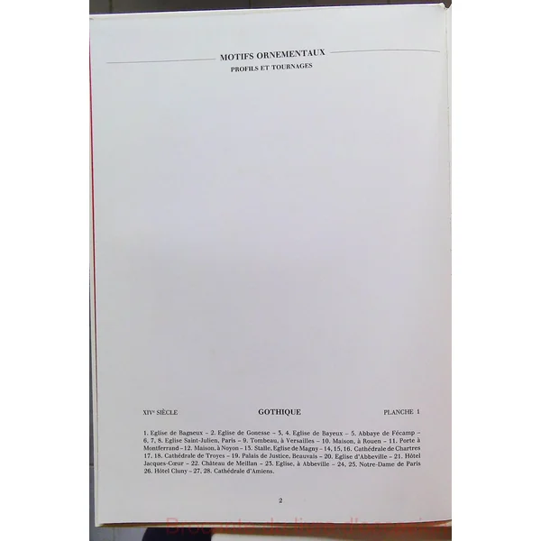 Motifs Ornementaux - Profils Et Tournages
