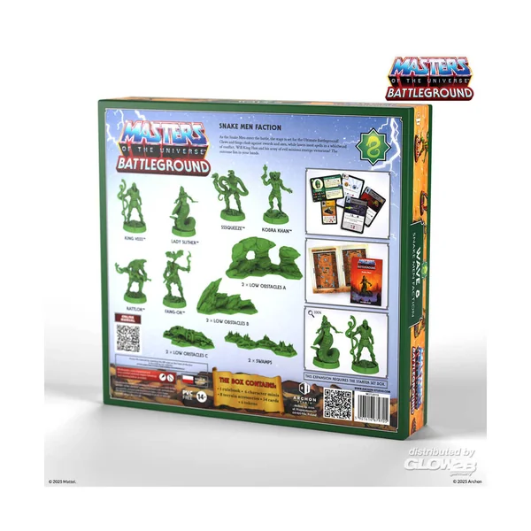 MOTU: BATTLEGROUND Wave 8 - Snake Men Faction (PL)