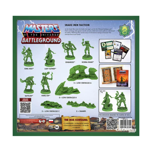 MOTU: BATTLEGROUND Wave 8 - Snake Men Faction (PL)