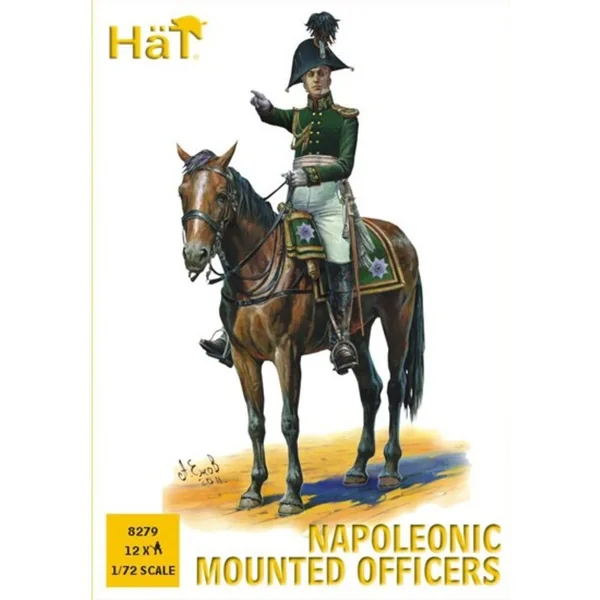 Mounted Command Napoleonic x 12 mounted figures