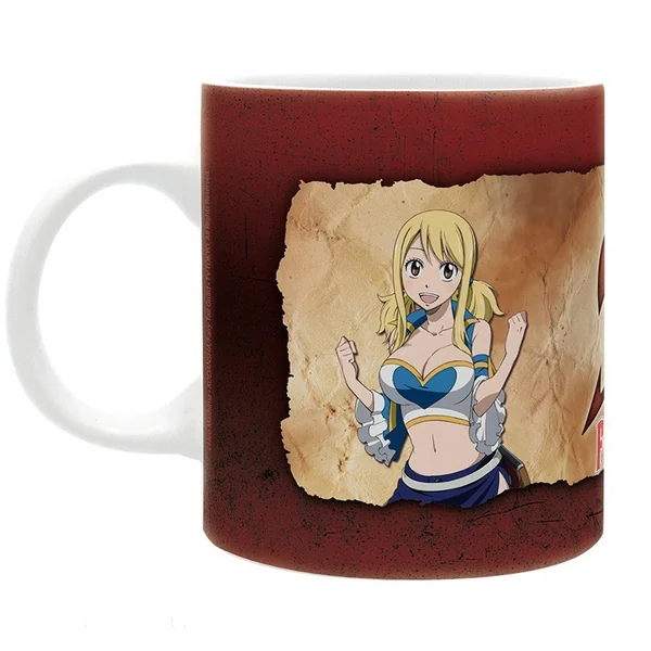 Mug Fairy Tail - Natsu Lucy et Happy