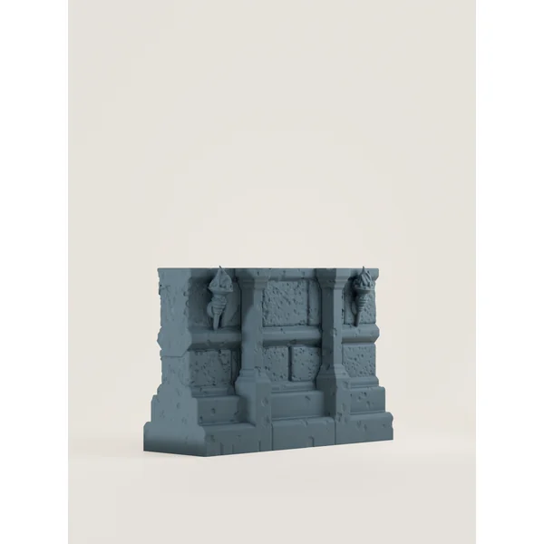 Mur modulaire avec lanterne