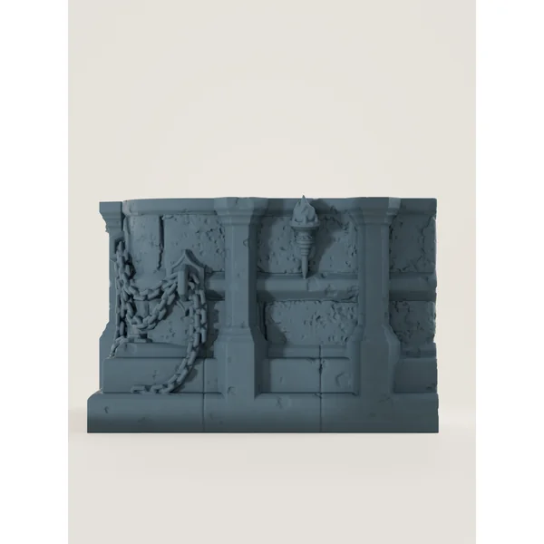 Mur modulaire d'angle