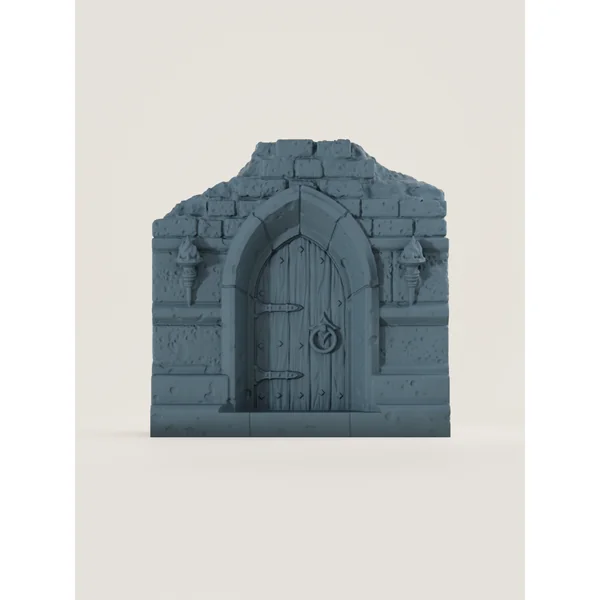 Mur modulaire porte verouillée