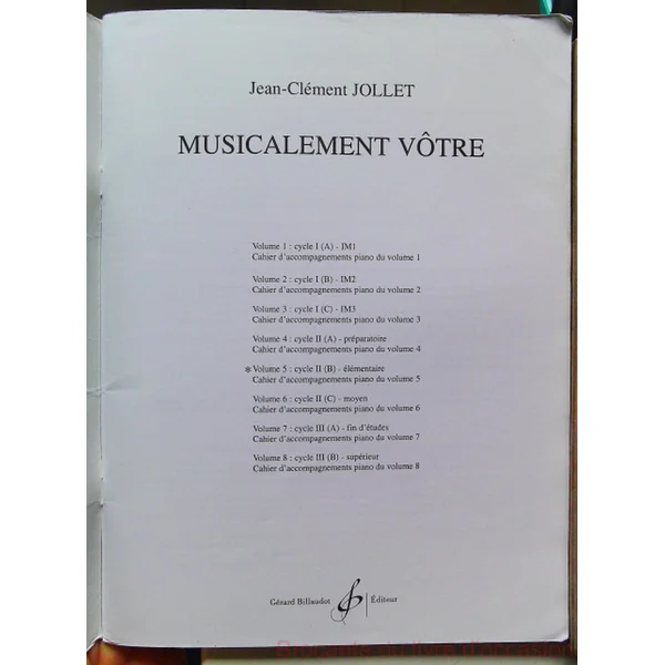 Musicalement Votre Volume 5