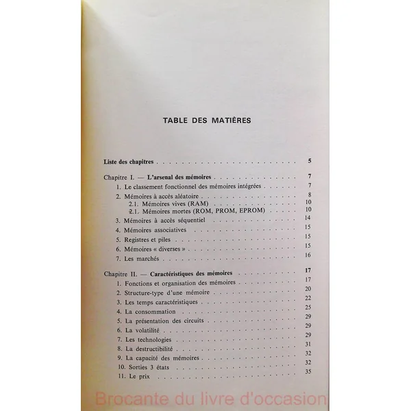 Mémoires intégrées - Fonctionnement, choix, utilisation
