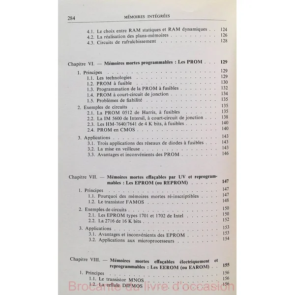 Mémoires intégrées - Fonctionnement, choix, utilisation