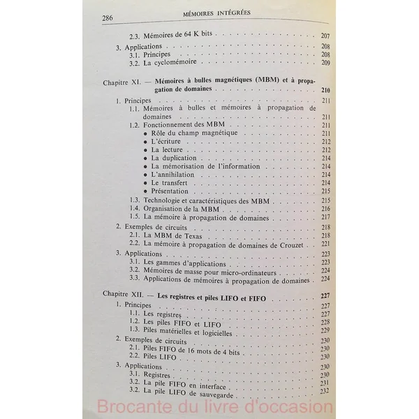 Mémoires intégrées - Fonctionnement, choix, utilisation