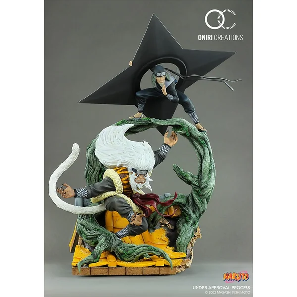 Naruto Statue Sandaime Hokage The Last Fight - Oniri