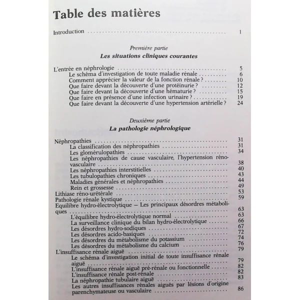 Nephrologie clinique