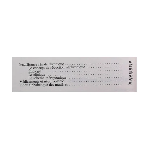 Nephrologie clinique