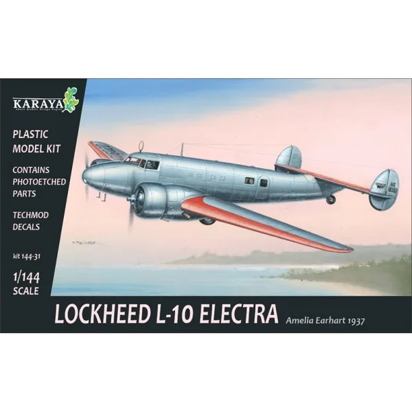 NEW MOLDS! Lockheed L-10 Electra - 3 sprues of plastic parts