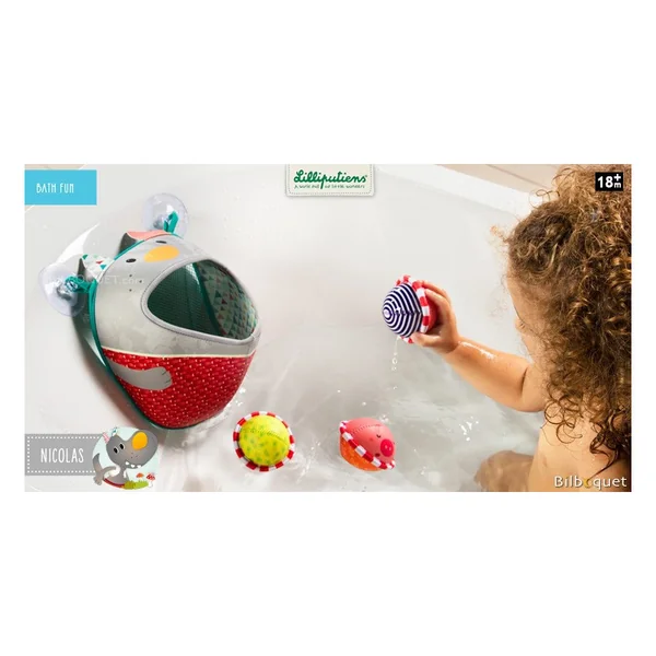 Nicolas, panier de basket de bain - Lilliputiens