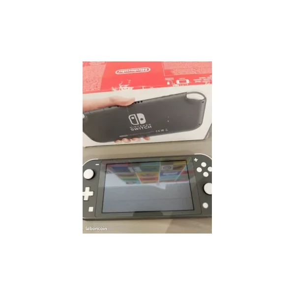 Nintendo Switch Lite grise – Comme neuve – Boîte complète