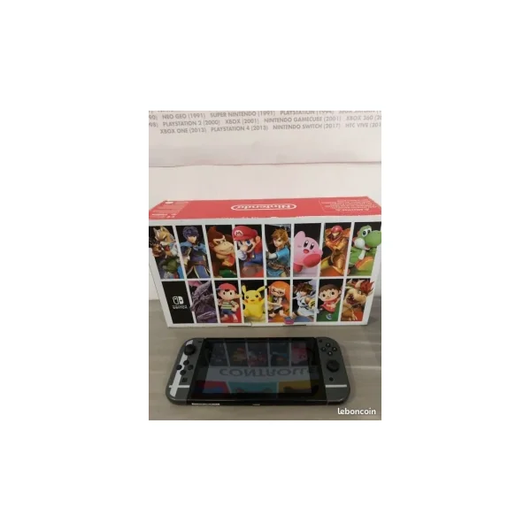Nintendo Switch V1 – Édition Super Smash Bros Ultimate – Comme neuve