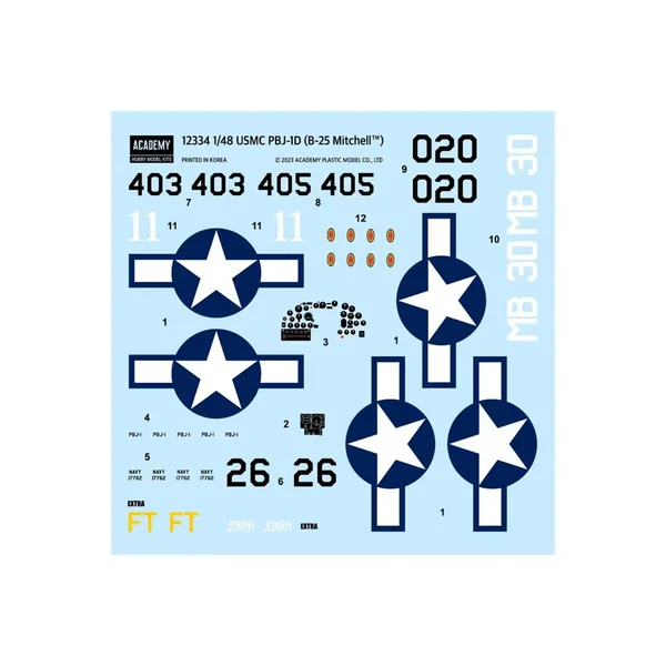North-American USMC PBJ-1D The Flying Nightmares (Ex Accurate Miniatures)