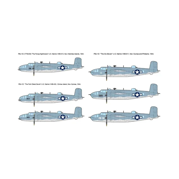 North-American USMC PBJ-1D The Flying Nightmares (Ex Accurate Miniatures)