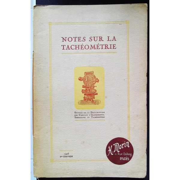 Notes sur la tachéométrie