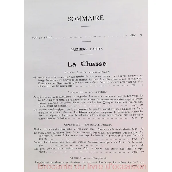 Notre sauvagine et sa chasse-
