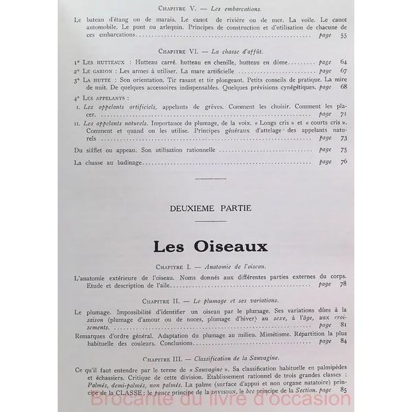 Notre sauvagine et sa chasse-