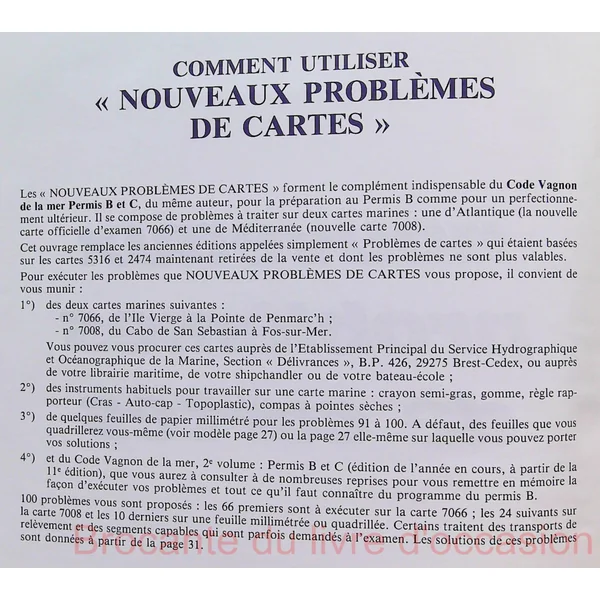 Nouveaux problèmes de cartes